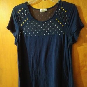 Sheer Shoulders Top 💙